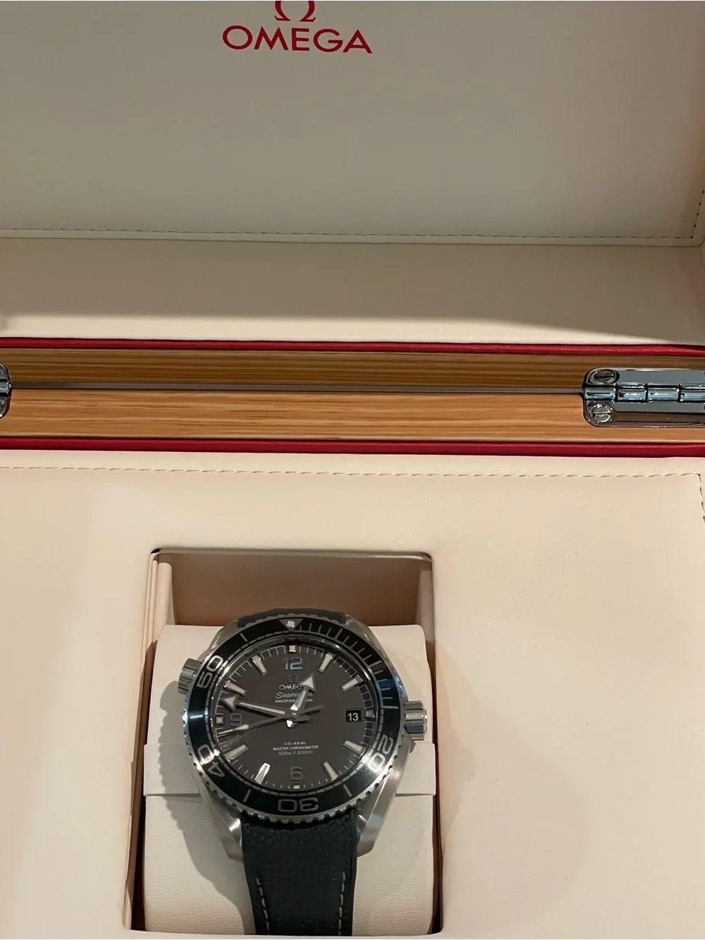 Omega Seamaster Professional Black and Silver Dive Watch